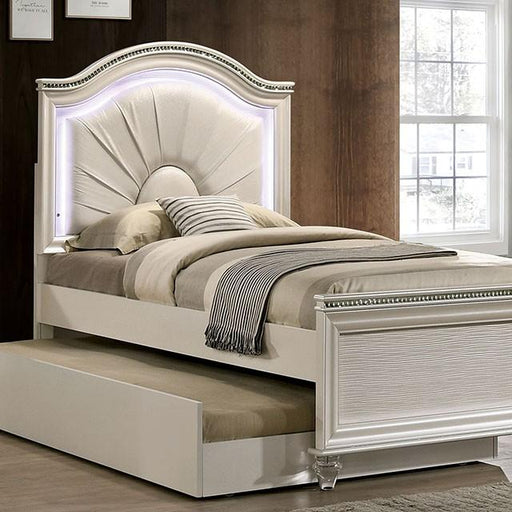 ALLIE Twin & Full Rose Gold Bed - Furniture Home Store (Hanford, CA)