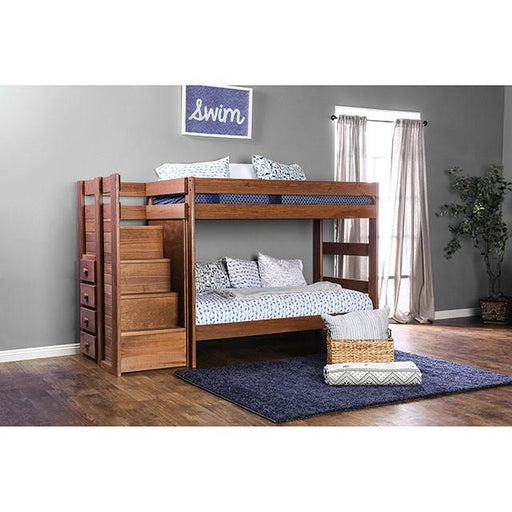 AMPELIOS T/T Bunk Bed W/ 2 Slat Kits (*Mattress Ready) - Furniture Home Store (Hanford, CA)