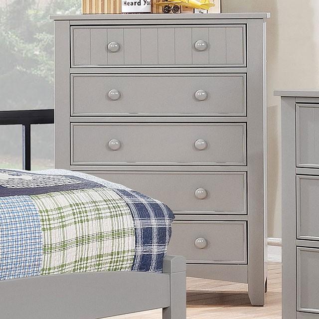 Caren Gray Chest - Furniture Home Store (Hanford, CA)