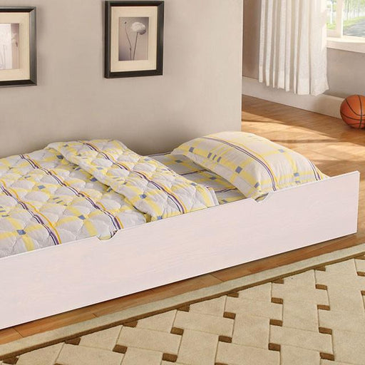 Caren White Twin Bed - Furniture Home Store (Hanford, CA)