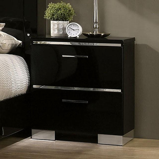 CARLIE Night Stand w/ USB Plug - Furniture Home Store (Hanford, CA)