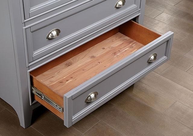 CASTLILE Chest, Gray - Furniture Home Store (Hanford, CA)