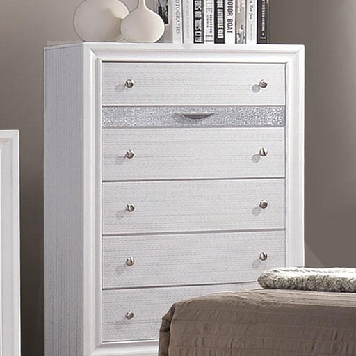 Chrissy White Chest - Furniture Home Store (Hanford, CA)