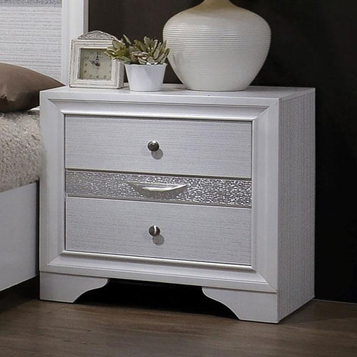 Chrissy White Night Stand - Furniture Home Store (Hanford, CA)