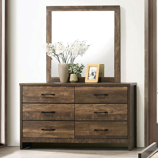 DUCKWORTH Dresser, Light Walnut - Furniture Home Store (Hanford, CA)