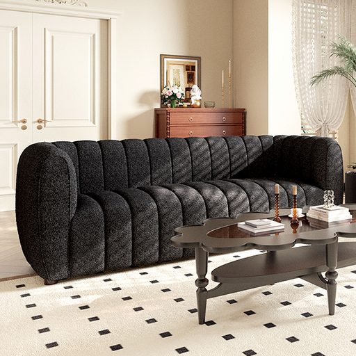 AVERSA Sofa, Black, Gray, & White - Furniture Home Store (Hanford, CA)