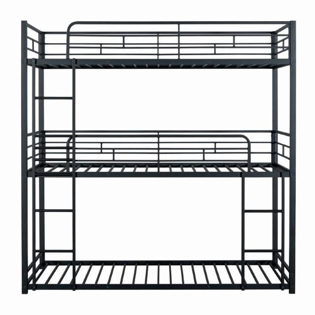 Felgu Triple Twin Metal Bunkbed - Furniture Home Store (Hanford, CA)