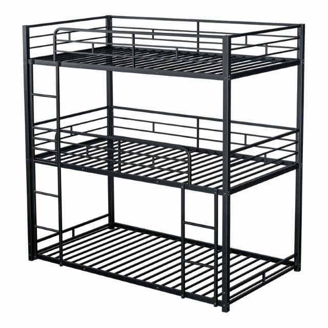 Felgu Triple Twin Metal Bunkbed - Furniture Home Store (Hanford, CA)
