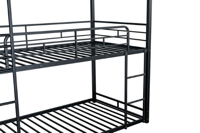 Felgu Triple Twin Metal Bunkbed - Furniture Home Store (Hanford, CA)