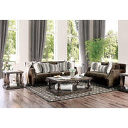 Cornelia Light Brown Love Seat - Furniture Home Store (Hanford, CA)