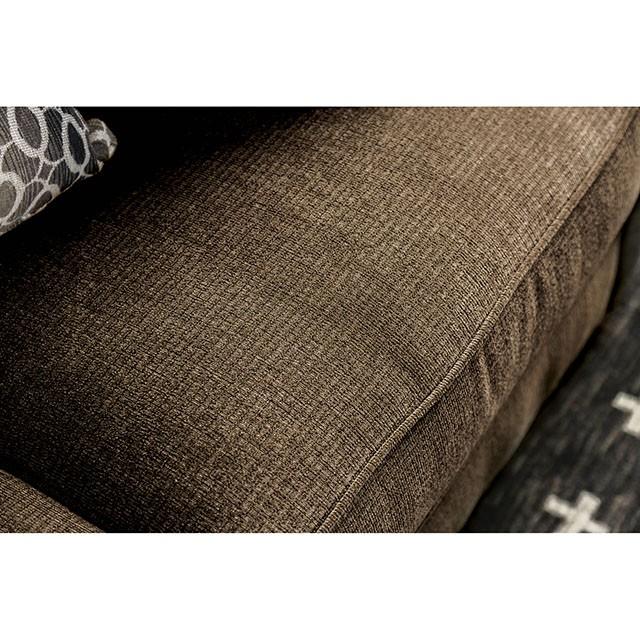 Cornelia Light Brown Love Seat - Furniture Home Store (Hanford, CA)