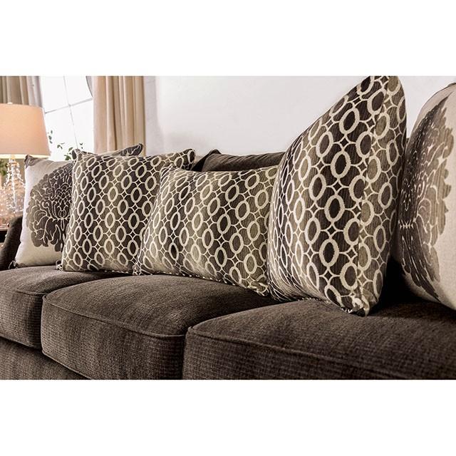 Cornelia Light Brown Love Seat - Furniture Home Store (Hanford, CA)