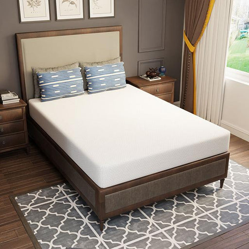 Forsythia 8" Full Green Tea Gel Memory Foam - Furniture Home Store (Hanford, CA)