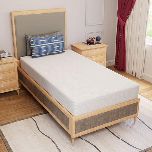 Forsythia 8" Twin Green Tea Gel Memory Foam - Furniture Home Store (Hanford, CA)