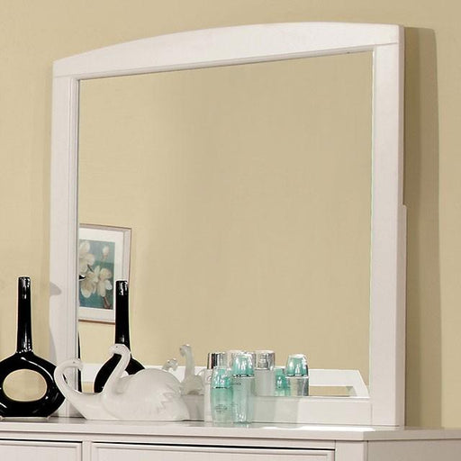 Corry White Mirror - Furniture Home Store (Hanford, CA)