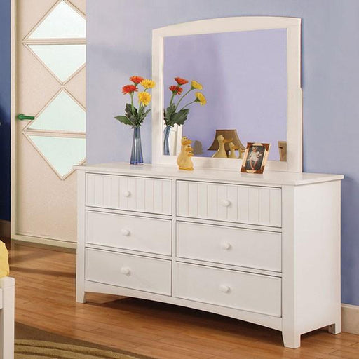 Corry White Dresser - Furniture Home Store (Hanford, CA)
