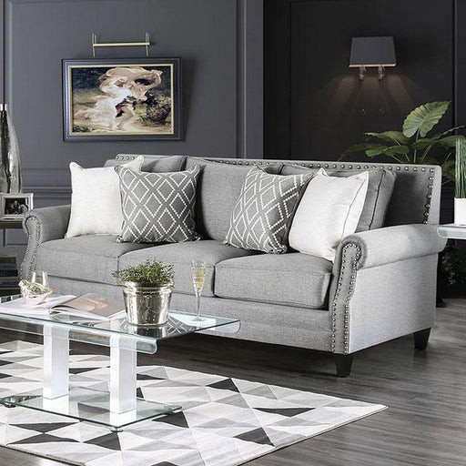 Giovanni Gray Sofa - Furniture Home Store (Hanford, CA)