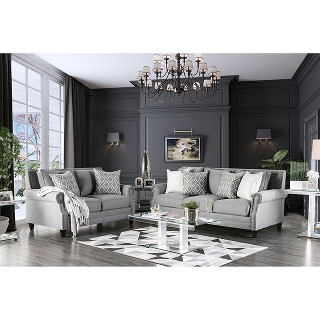 Giovanni Gray Sofa - Furniture Home Store (Hanford, CA)