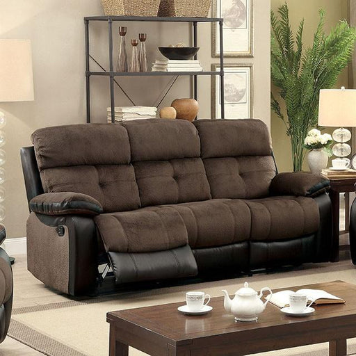 Hadley I Brown/Black Sofa - Furniture Home Store (Hanford, CA)