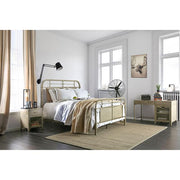 Haldus Cal.King, E.King, & Twin Bed White, Ivory, & Red - Furniture Home Store (Hanford, CA)