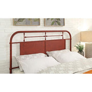 Haldus Cal.King, E.King, & Twin Bed White, Ivory, & Red - Furniture Home Store (Hanford, CA)