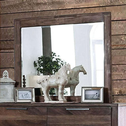 Hankinson Rustic Natural Tone Mirror - Furniture Home Store (Hanford, CA)