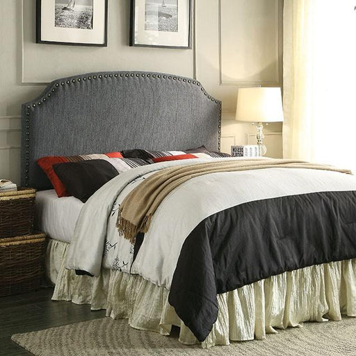 HASSELT King Size H/B, Gray -K/D Leg - Furniture Home Store (Hanford, CA)