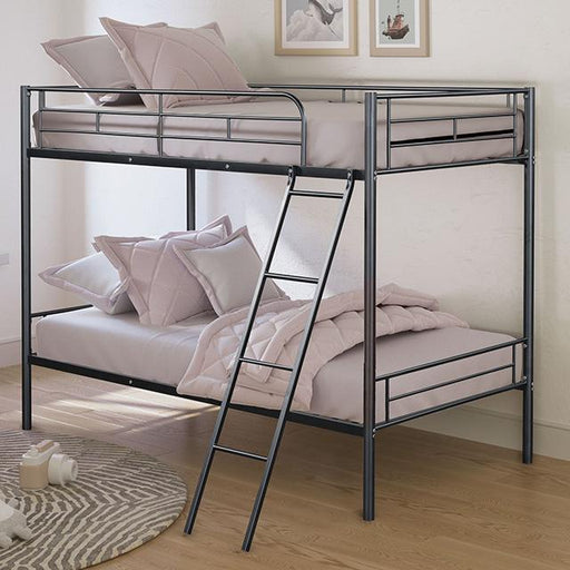 Hector Twin/Twin Metal Bunkbed - Furniture Home Store (Hanford, CA)