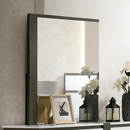 BIRSFELDEN Mirror, White - Furniture Home Store (Hanford, CA)