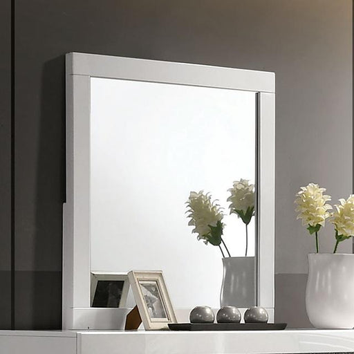 MAGDEBURG Mirror, White - Furniture Home Store (Hanford, CA)