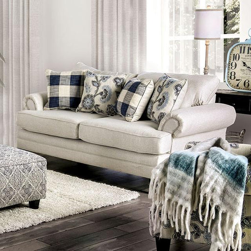 Nash Ivory Love Seat - Furniture Home Store (Hanford, CA)