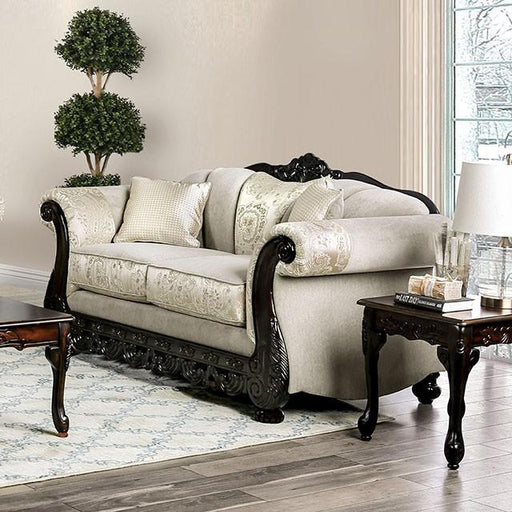 Newdale Ivory Love Seat - Furniture Home Store (Hanford, CA)