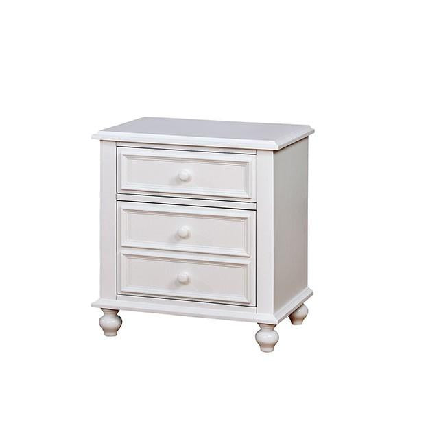 OLIVIA White Night Stand - Furniture Home Store (Hanford, CA)
