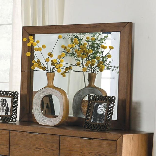 LEIRVIK Mirror, Light Walnut - Furniture Home Store (Hanford, CA)