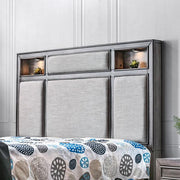 DAPHNE Gray Cal.King, E.King & Queen Bed - Furniture Home Store (Hanford, CA)