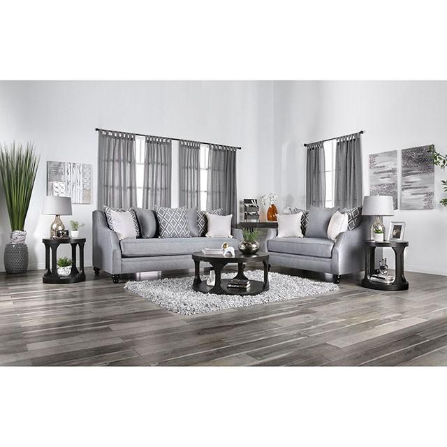 Nefyn Gray Sofa - Furniture Home Store (Hanford, CA)