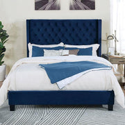 Ryleigh Bed Black, Grey, & Navy - Furniture Home Store (Hanford, CA)