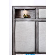 DAPHNE Gray Cal.King, E.King & Queen Bed - Furniture Home Store (Hanford, CA)