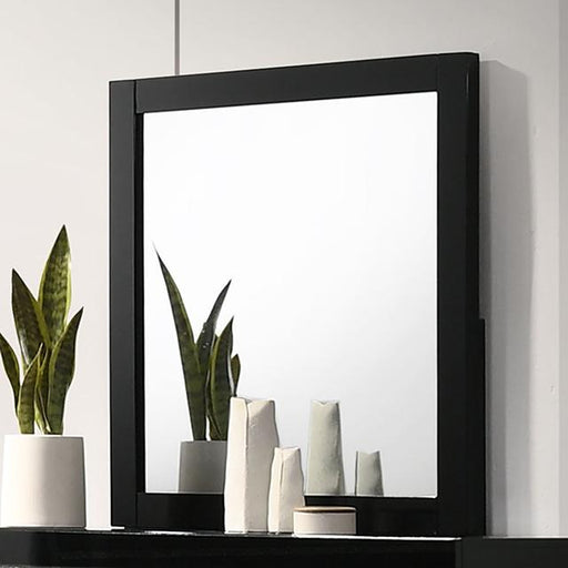 MAGDEBURG Mirror, Black - Furniture Home Store (Hanford, CA)