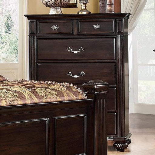 Syracuse Dark Walnut Chest - Furniture Home Store (Hanford, CA)