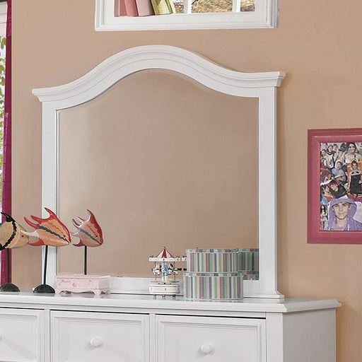 OLIVIA White Mirror - Furniture Home Store (Hanford, CA)