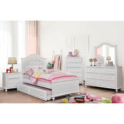 OLIVIA White Night Stand - Furniture Home Store (Hanford, CA)
