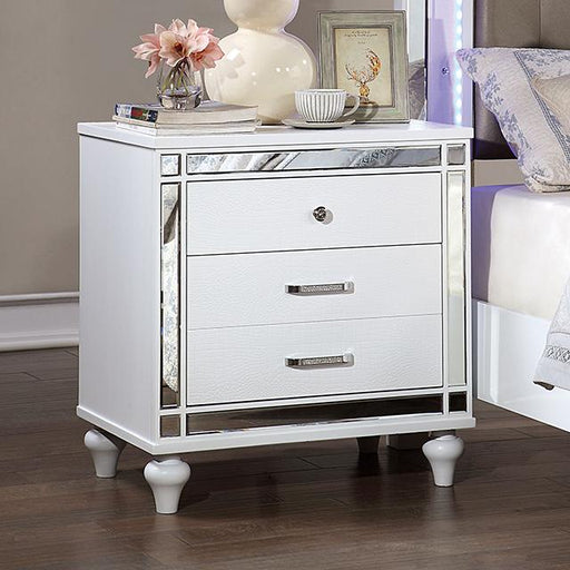BRACHIUM Night Stand, White - Furniture Home Store (Hanford, CA)