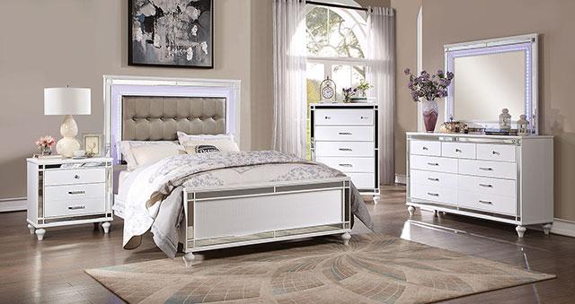 BRACHIUM Mirror, White - Furniture Home Store (Hanford, CA)