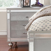 Brachium Silver Night Stand - Furniture Home Store (Hanford, CA)