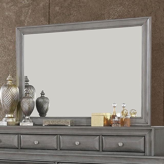 Brandt Gray Mirror - Furniture Home Store (Hanford, CA)