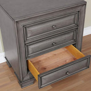 Brandt Gray Night Stand - Furniture Home Store (Hanford, CA)