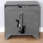 Brandt Gray Night Stand - Furniture Home Store (Hanford, CA)