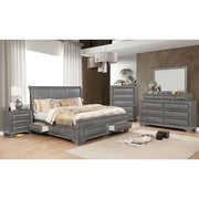 Brandt Gray Mirror - Furniture Home Store (Hanford, CA)