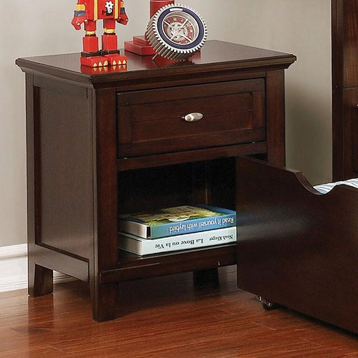 Brogan Brown Cherry Night Stand - Furniture Home Store (Hanford, CA)